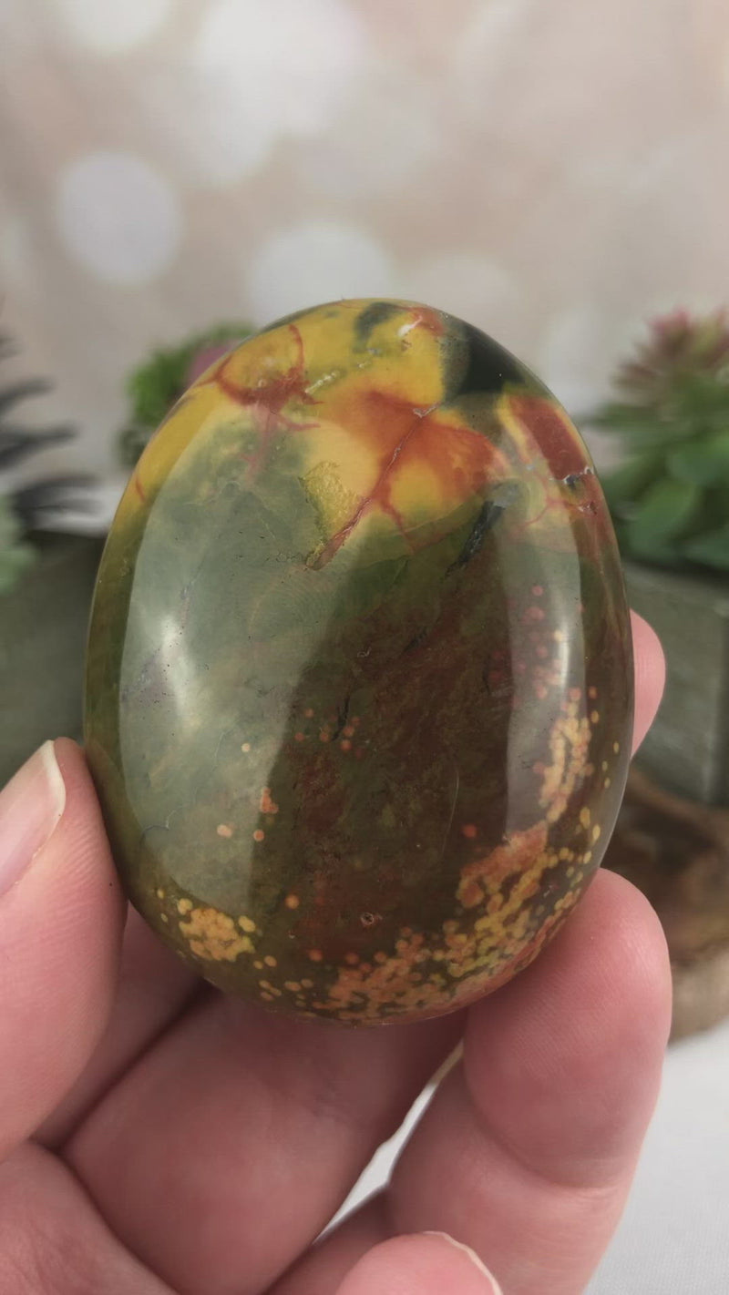 Ocean Jasper Palm Stone