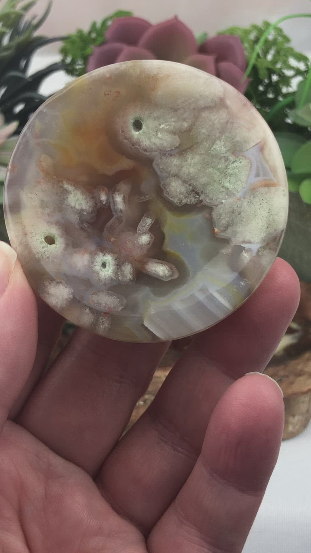 Flower Agate Bowl