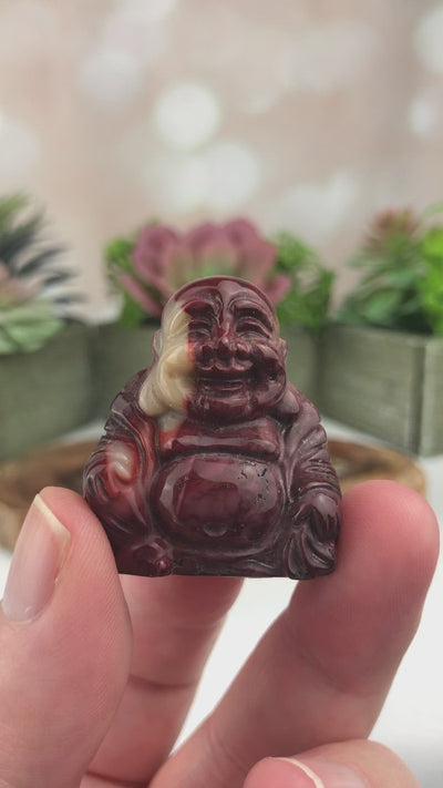 Mookaite Buddha