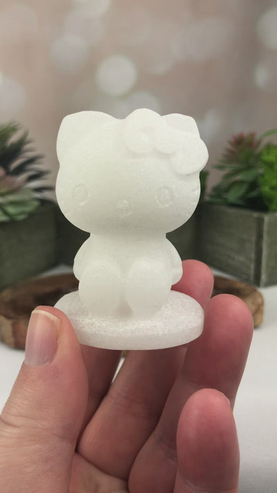 White Jade Hello Kitty