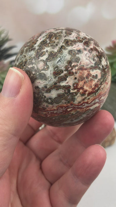 LEOPARD SKIN JASPER SPHERE