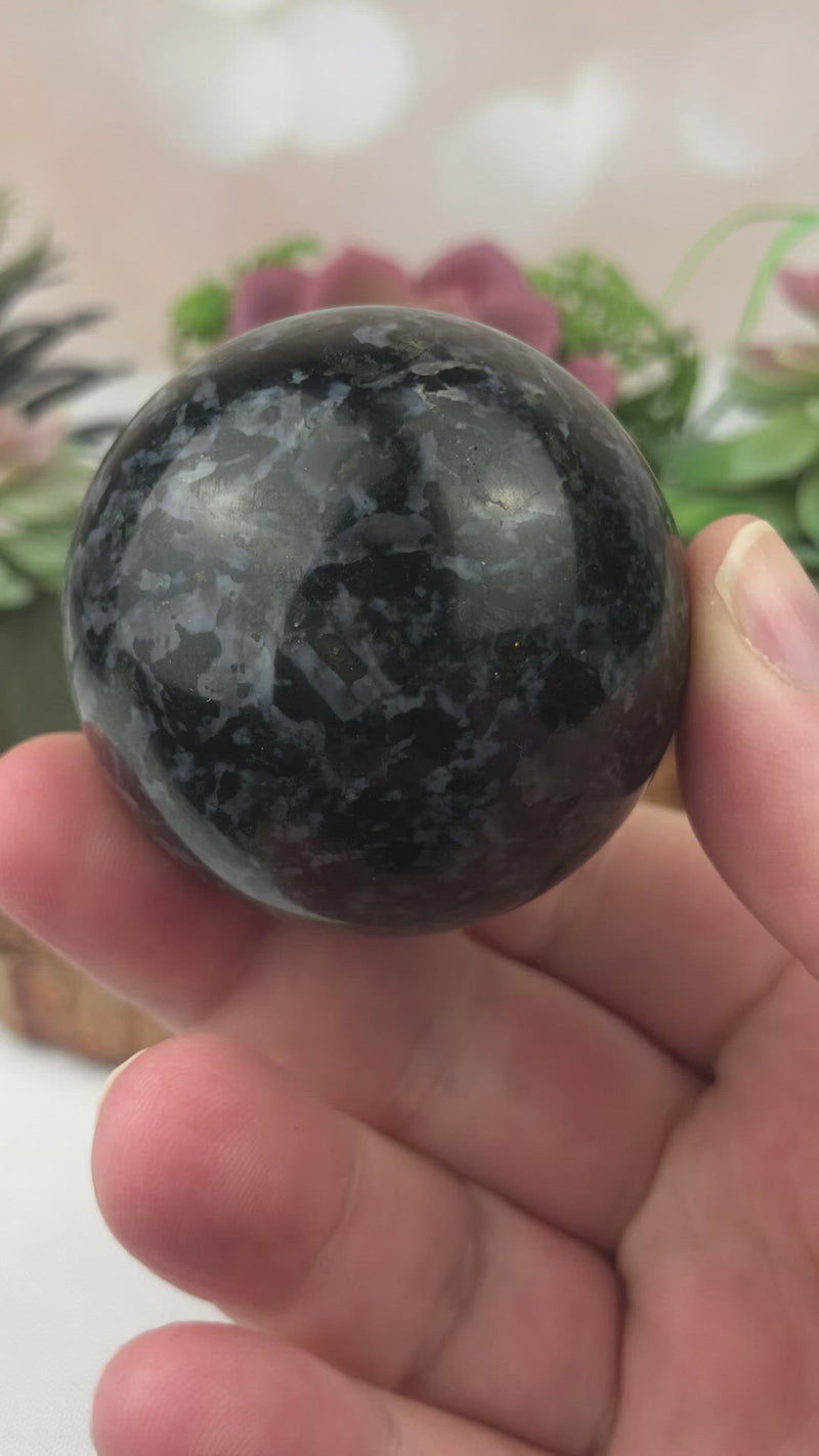 Indigo Gabbro Sphere