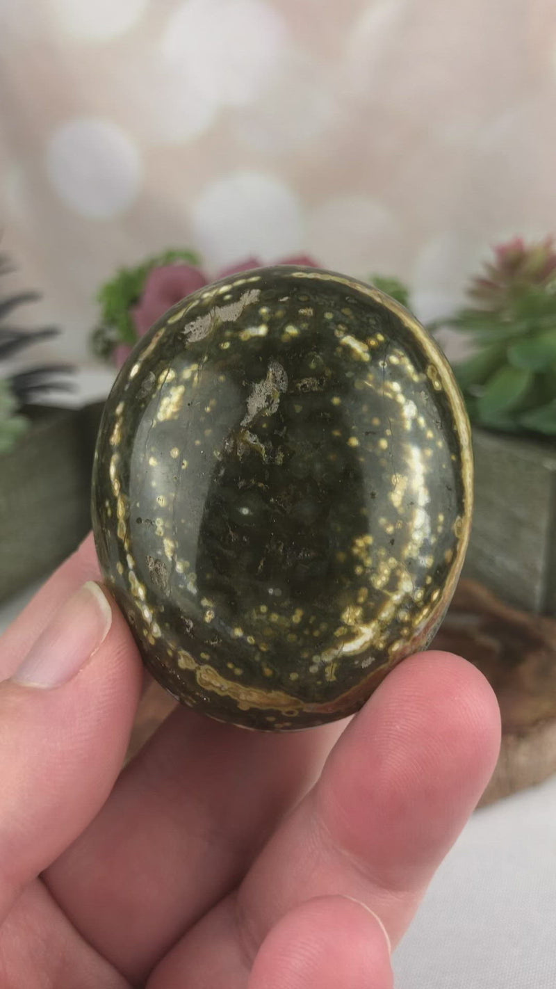 Ocean Jasper Palm Stone