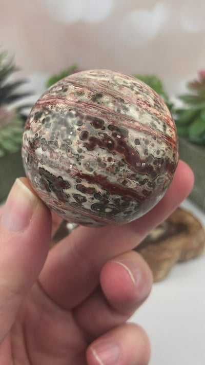 LEOPARD SKIN JASPER SPHERE