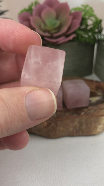 Rose Quartz Cube